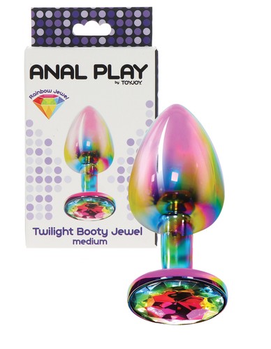Plug anale metallo fallo - in,