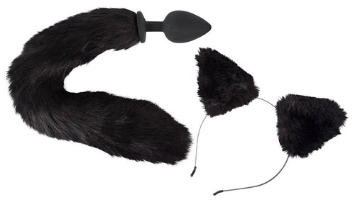 Set plug anale con coda - plug,