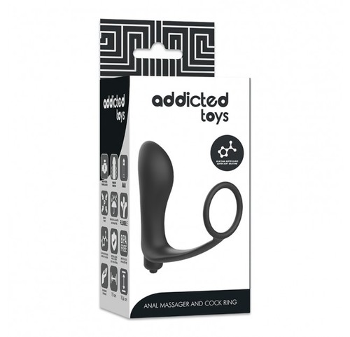 Plug anale spot vibrante con - p,
