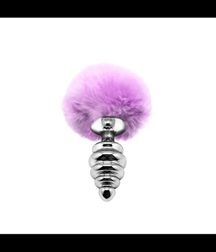 Plug anale acciaio con coda - acciaio,